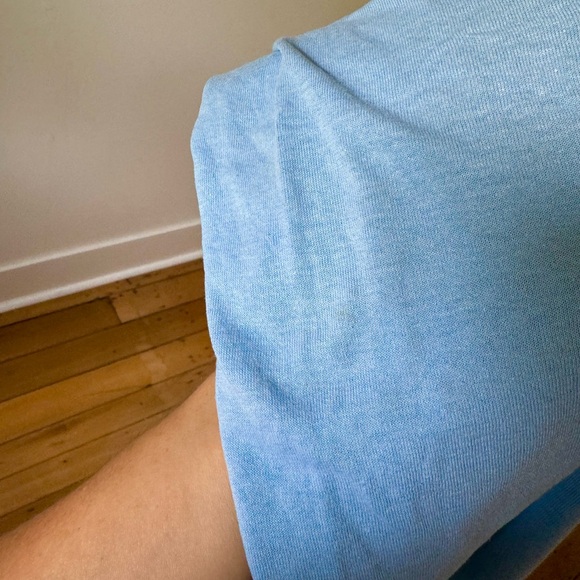 Single Stitch Vintage Pocket Tee in Dusty Faded Blue - Picture 7 of 7